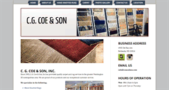 Desktop Screenshot of coecarpetandrug.com